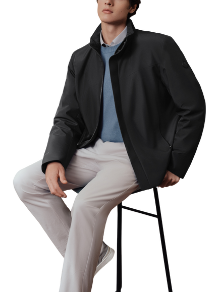 Bosideng Men's Stand Collar Goose Down Jacket - view 2, Poseblue