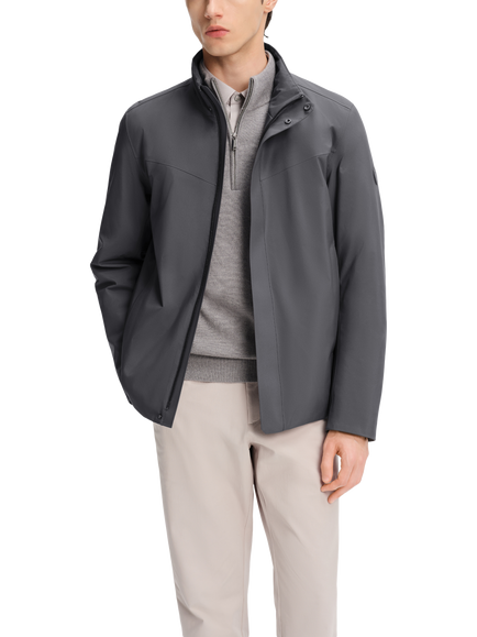 Bosideng Men's Stand Collar Goose Down Jacket - view 2, Hozn Ash