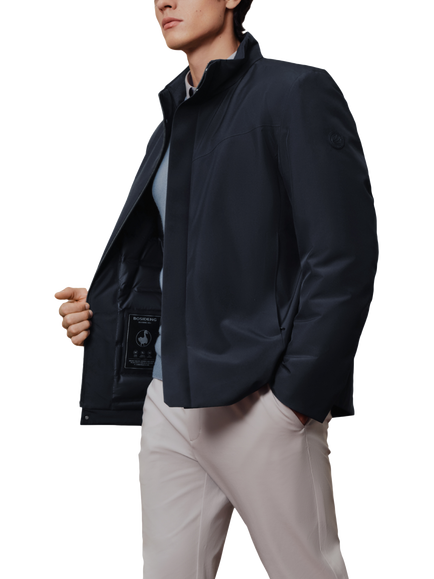 Bosideng Men's Stand Collar Goose Down Jacket - view 2, Black