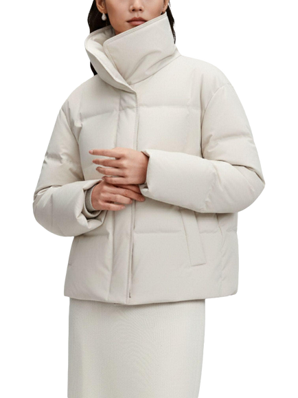 Bosideng Business Classic Goose Down Jacket, Ivory Jacquard, Ivory Jacquard