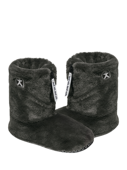 Bedroom Athletics Marilyn Classic Faux Fur Slipper Boots - view 2, Charcoal