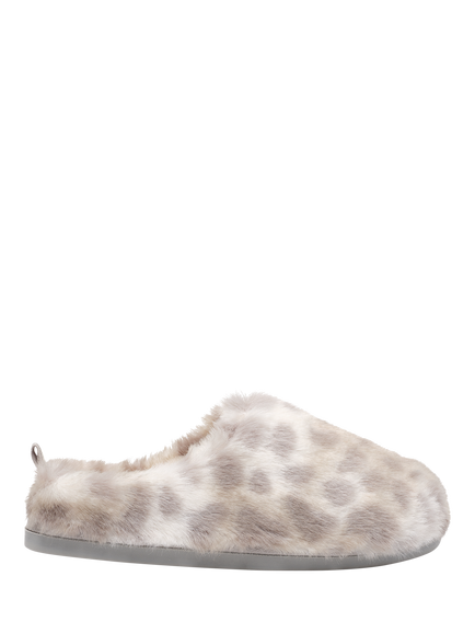 Bedroom Athletics Nadine Mule, Grey Leopard