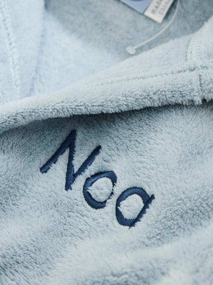 My 1st Years Personalised Fleece Robe, Blue - view 2, Blue