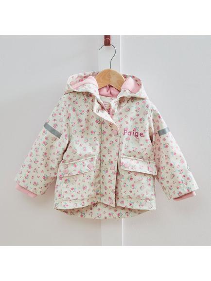 My 1st Years Personalised Ditsy Floral Rain Mac, Multi, Multi