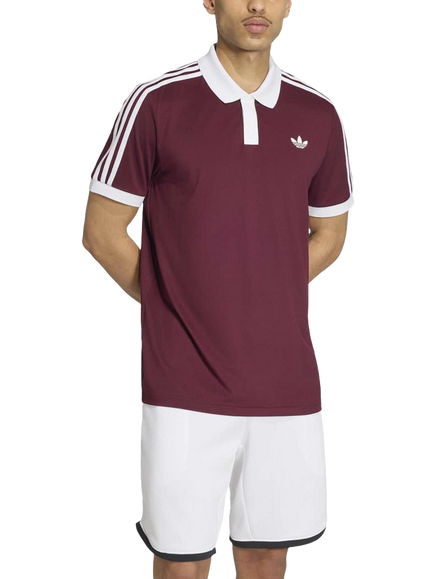 adidas Tennis Classics Regular Fit Polo Shirt, Maroon