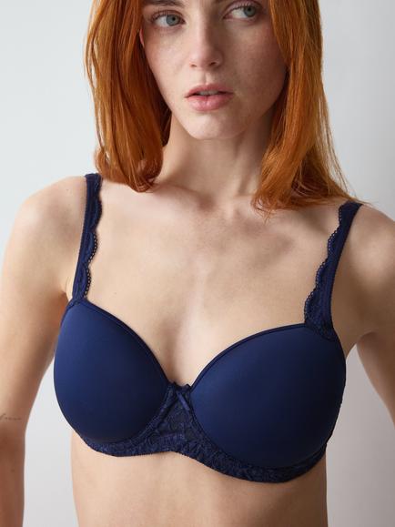 Triumph Amourette Underwired Padded Spacer Bra, Admiral, Admiral