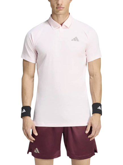 adidas Tennis Freelift Polo Shirt, Distilled Pink