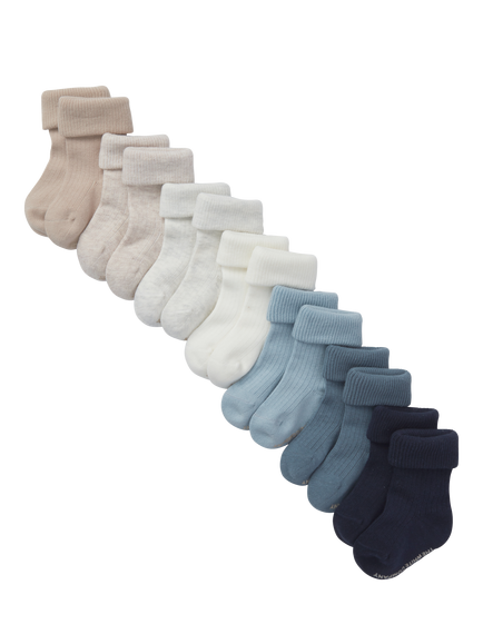The White Company Baby My First Socks Gift Set, Blue, Blue