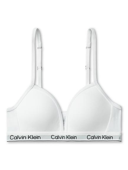 Calvin Klein Kids' Triangle Padded Bra, White