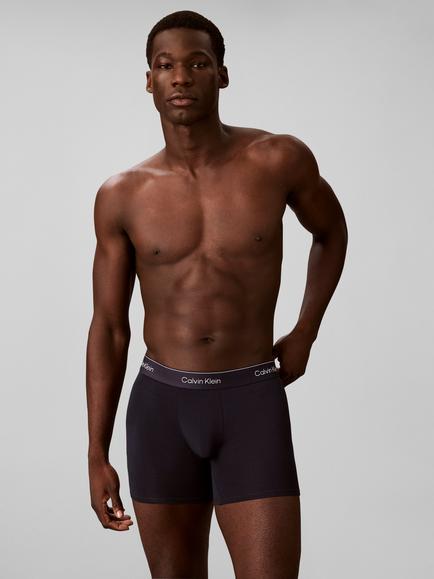 Calvin Klein Stretch Cotton Boxer Briefs, Pack of 5, Multi - view 2, Multi