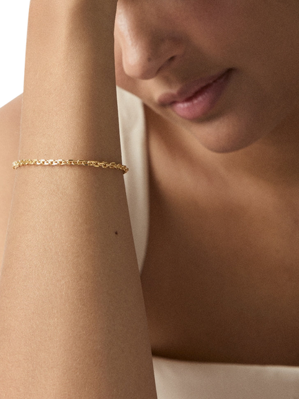 Dinny Hall Signature Chunky Chain Bracelet, Silver - view 2, Silver