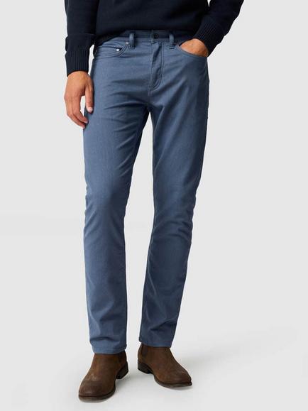 Rodd & Gunn Motion Melange Straight Fit Jeans, Blue