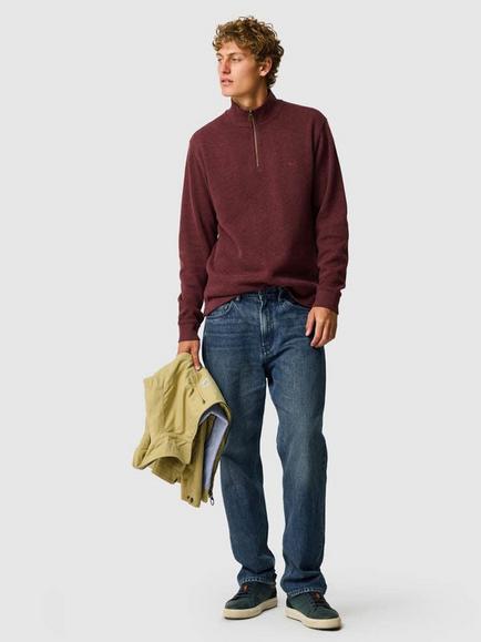 Rodd & Gunn Alton Ave Half Zip Top - view 2, Rust