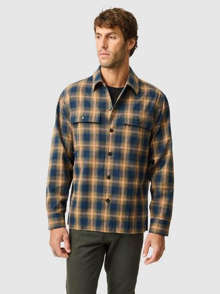 Rodd & Gunn Pinehaven Cotton Regular Fit Check Shirt, Bark, Bark