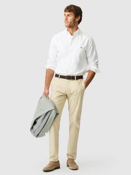 Rodd & Gunn Thomas Road 2.0 Cotton Rich Chinos, Stone - view 2, Stone