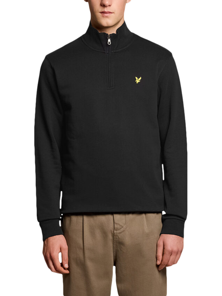 Lyle & Scott Loopback Knitted Jumper, Black, Z865 Jet Black