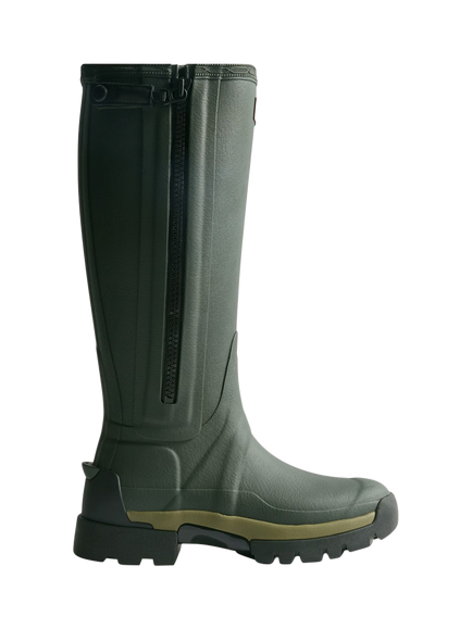 Hunter Balmoral Tall Wellington Boots, Dark Olive