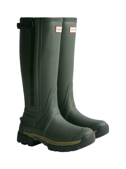 Hunter Balmoral Tall Wellington Boots - view 2, Dark Olive