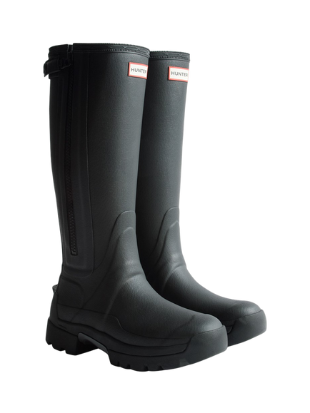 Hunter Balmoral Tall Wellington Boots - view 2, Black