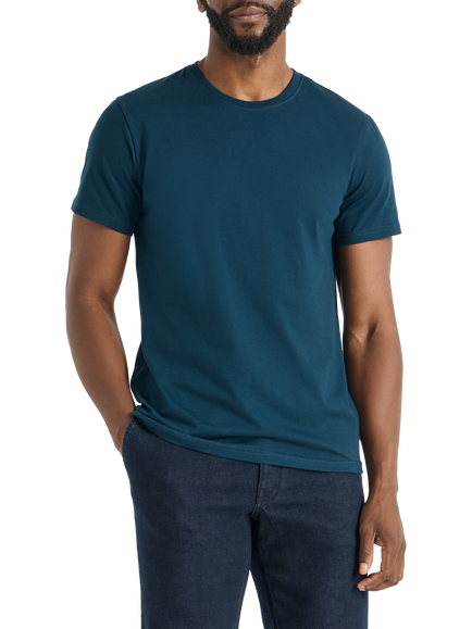 SPOKE Original Cotton Slim Fit T-Shirt, Petrol