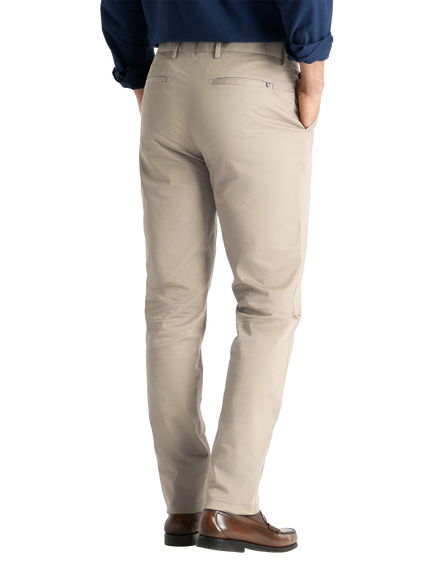 SPOKE Sharps Wide Thigh Slim Chinos - view 2, Quicksand
