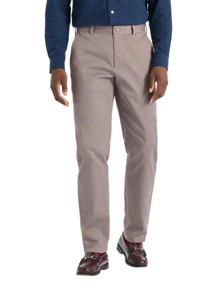 SPOKE Bulletproofs Cotton Rich Narrow Thigh Trousers, Driftwood, Driftwood