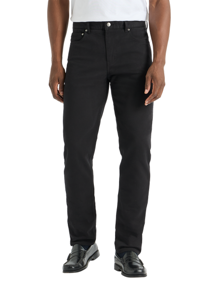 SPOKE Fives Wide Thigh Trousers, Black, Black