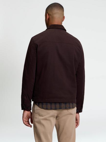 Ben Sherman Cotton Chore Jacket, Dark Brown - view 2, Dark Brown
