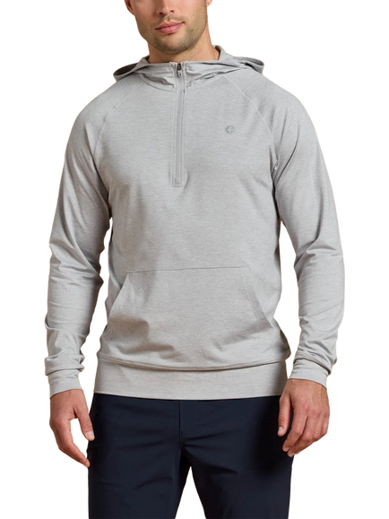 Gym+Coffee Daily Hoodie, Stone Grey Marl