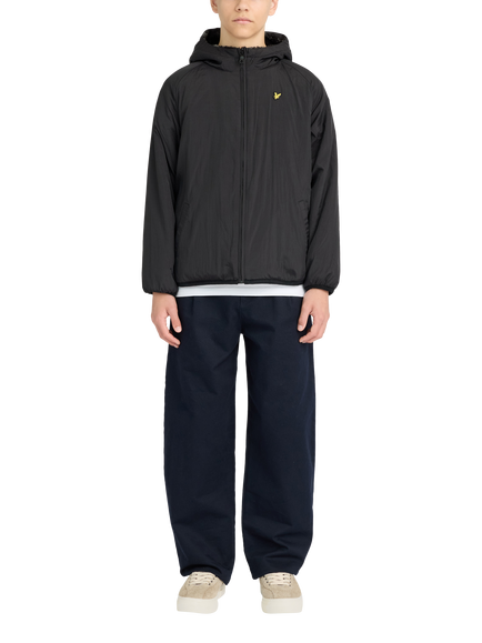 Lyle & Scott Kids' Camouflage Jacket, Jet Black - view 2, Z865 Jet Black