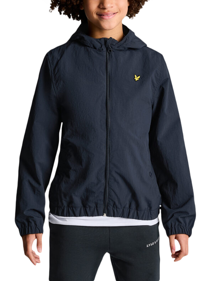 Lyle & Scott Kids' Zip Through Jacket, Navy, Navy