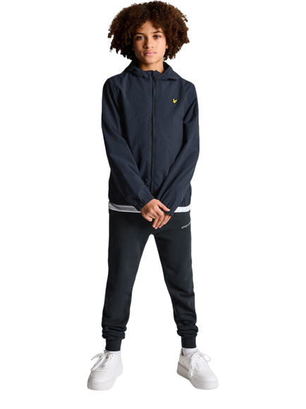 Lyle & Scott Kids' Zip Through Jacket, Navy - view 2, Navy