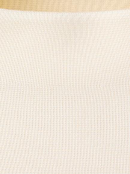 Mango Mock Neck Short Sleeve Jumper, Raw - view 2, Raw