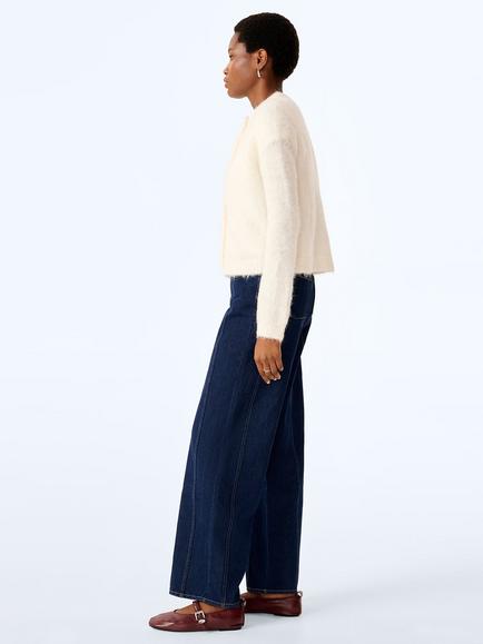 OMNES Cosmo Alpaca Blend Cardigan, Cream - view 2, Cream
