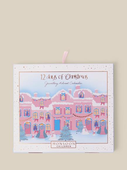 Monsoon Kids' Jewellery Advent Calendar, Multi, Multi