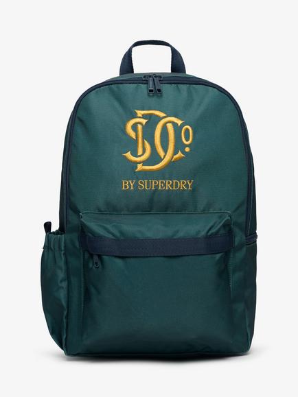 Superdry Heritage Classic Backpack, Green/Winter Gold, Green/Winter Gold