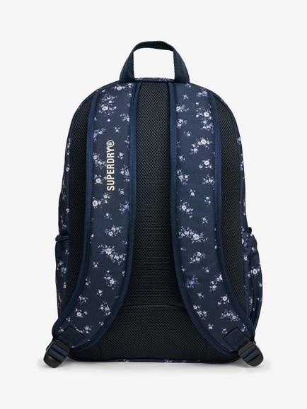 Superdry Heritage Floral All Over Print Backpack, Primrose Navy - view 2, Primrose Navy
