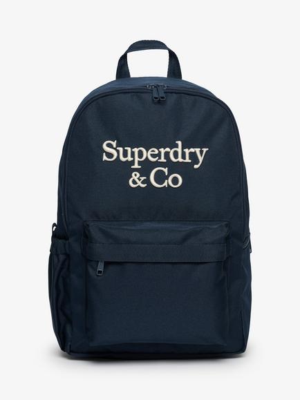 Superdry Company Logo Backpack, Navy/Off White