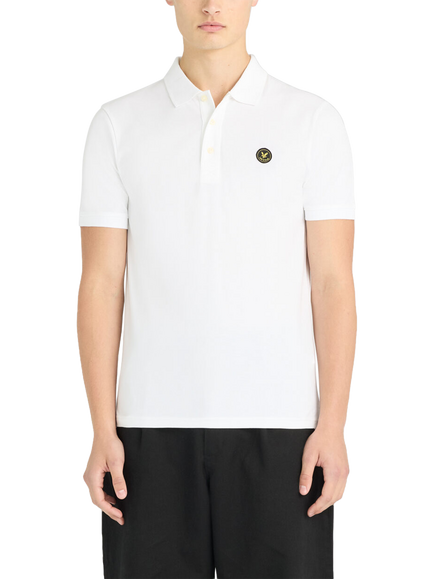 Lyle & Scott Regular Fit Cotton Rich Polo Shirt, White