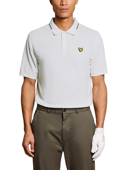 Lyle & Scott Golf Regular Fit Polo Shirt, White, White