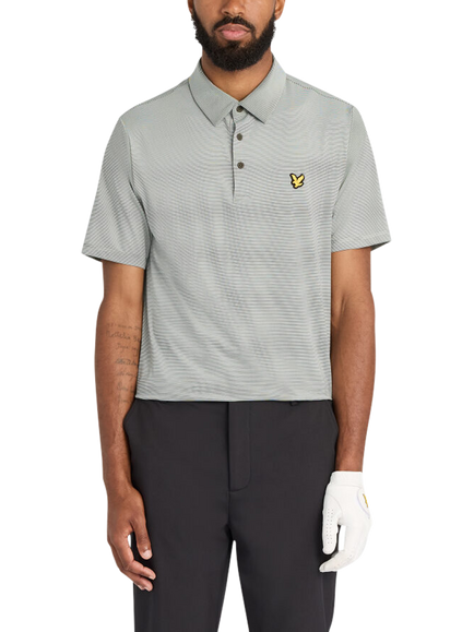 Lyle & Scott Golf Regular Fit Polo Shirt, Cactus Green, Cactus Green
