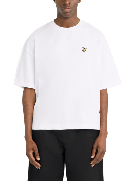 Lyle & Scott Boxy Fit Crew Neck T-Shirt, 626 White