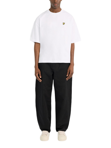 Lyle & Scott Boxy Fit Crew Neck T-Shirt - view 2, White