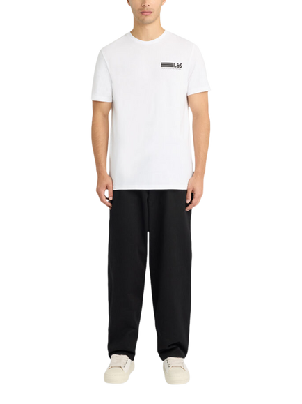 Lyle & Scott Cotton Logo Crew Neck T-Shirt, White - view 2, White