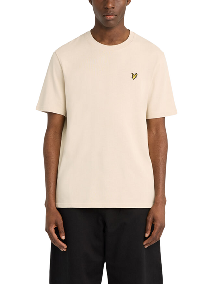 Lyle & Scott Heavyweight Cotton Crew Neck T-Shirt, Off White, Off White