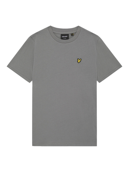 Lyle & Scott Wool and Cotton Blend Logo Jumper, Powder Blue, Powder Blue