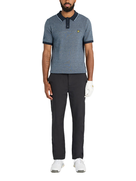 Lyle & Scott Golf Short Sleeve Polo Shirt, Dark Navy - view 2, Dark Navy