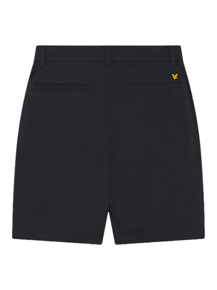 Lyle & Scott Course Stretch Cotton Chino Shorts, Black - view 2, Black