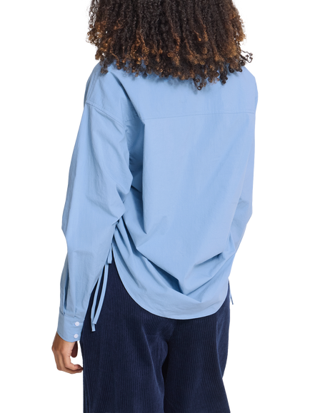 ICHI Ihibenia Sculpted Side Ruched Shirt, Allure - view 2, Allure