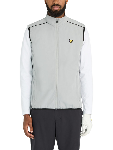 Lyle & Scott Golf Packable Gilet, Grey, Grey